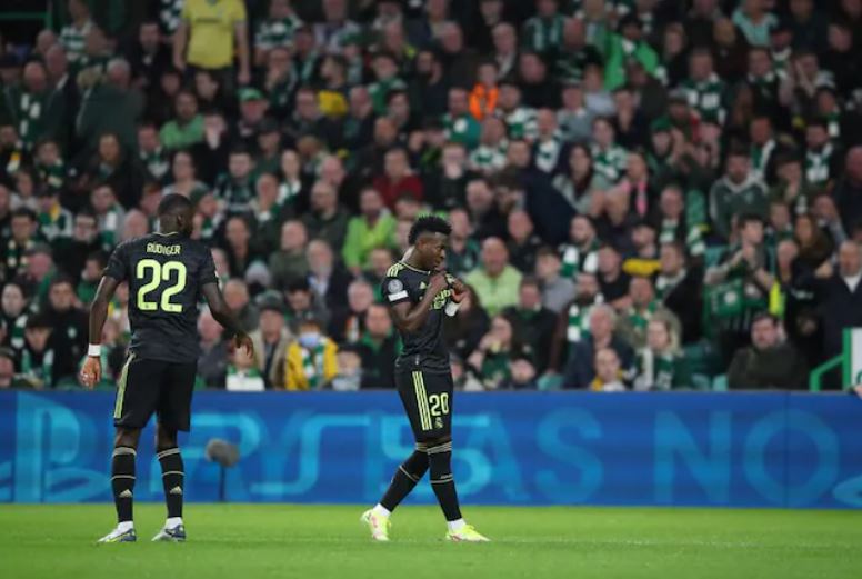 Pa gola në pjesën e parë mes Celticut dhe Realit, lëndohet Benzema