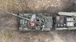 Sulm milimetrik mbi tankun rus [VIDEO]