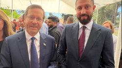 Elbert Krasniqi takohet me presidentin izraelit në përkujtim të ish-presidentit Peres