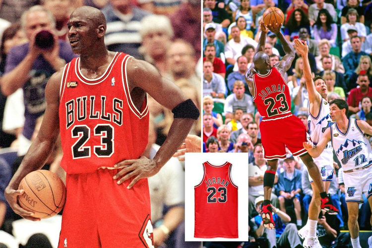 Michael Jordan jersey worn during 1998 NBA finals sold for record