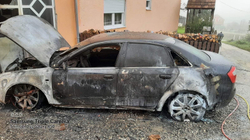 Digjen pasuritë e dy serbëve pasi regjistruan veturat me targa të Kosovës
