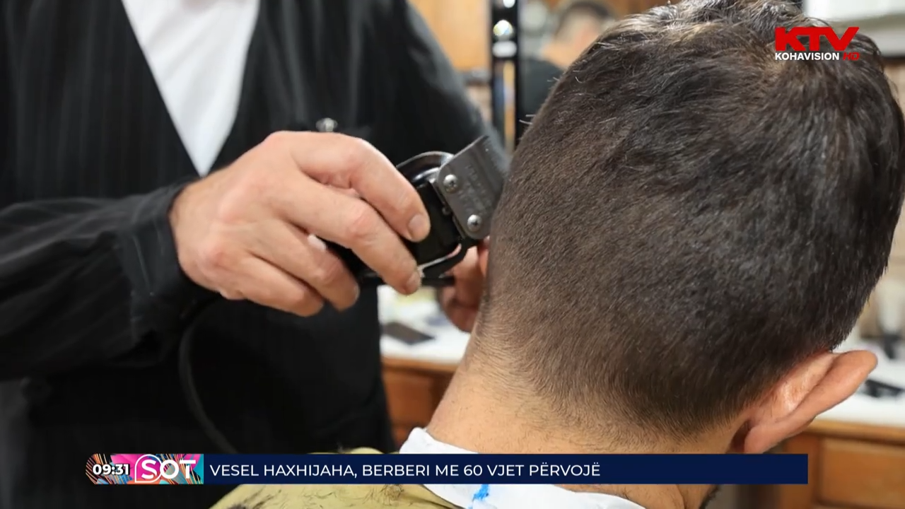 Vesel Haxhijaha, berberi me 60 vjet përvojë