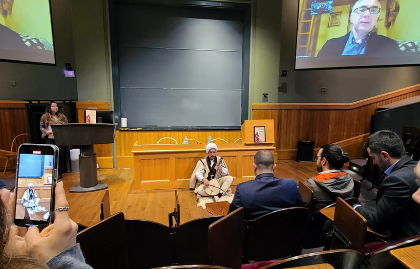 Përurimi i librit, lahutari Isë Elezi dhe shfaqja e dokumentarit në Universitetin e Harvardit