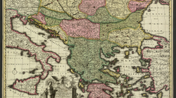 Hartë e Ballkanit e vitit 1720 nga Peter Schenk