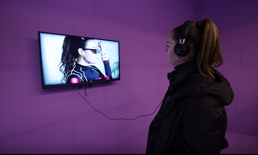 Afrimi e provimi i mjeteve teknologjike e përballin vizitorin me vetveten. Duket sikur efektet më interesante të rrjeteve sociale të mblidheshin në një dhomë. Shikimi i vetvetes e vë qenien njerëzore në një tjetër dimension, përtej të zakonshmes