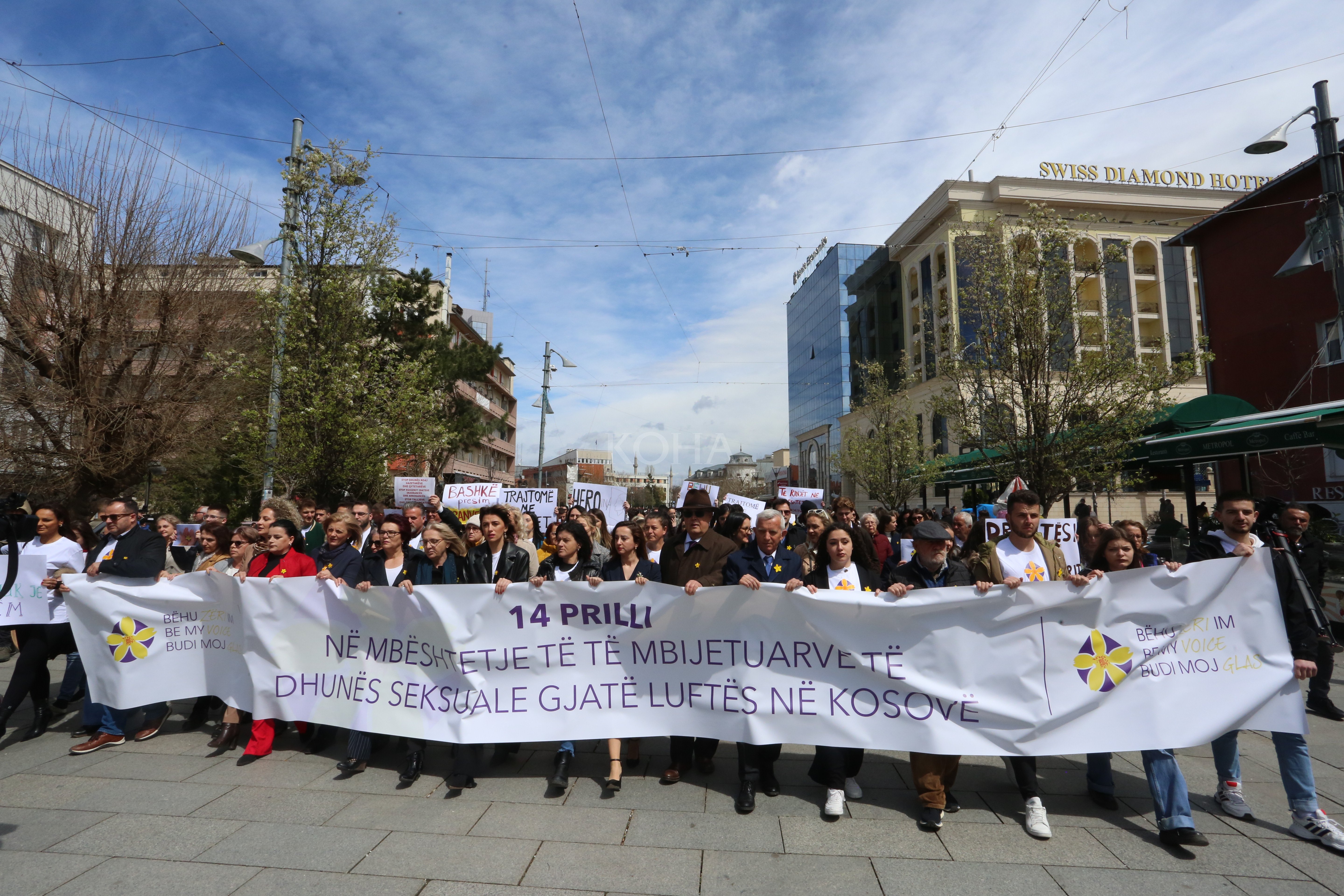 Marsh në mbështetje të të mbijetuarve të dhunës seksuale gjatë luftës