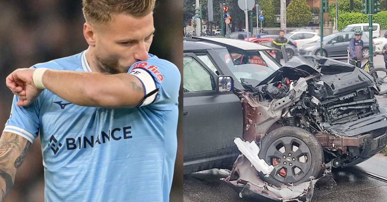 Immobile has an accident with his family his car was hit by a