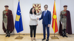 Osmani nis vizitën në Maqedoni