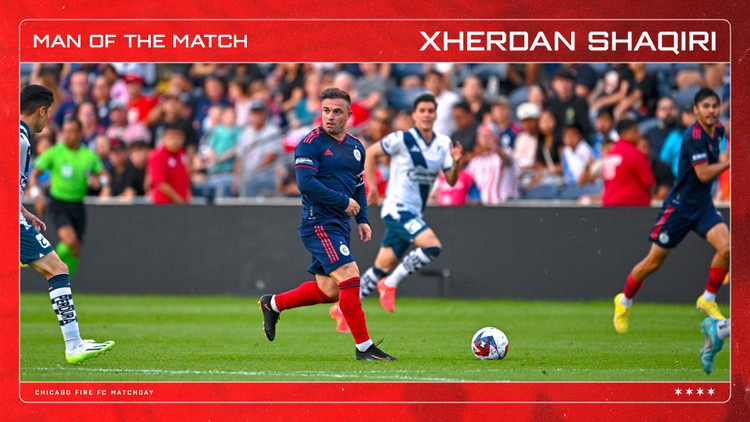 Xherdan Shaqiri in Chicago Fire's MLS 2023 Concluded Season