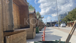 Qendra e Prishtinës e bllokuar qe dy javë për “tregun veror” që po vonohet