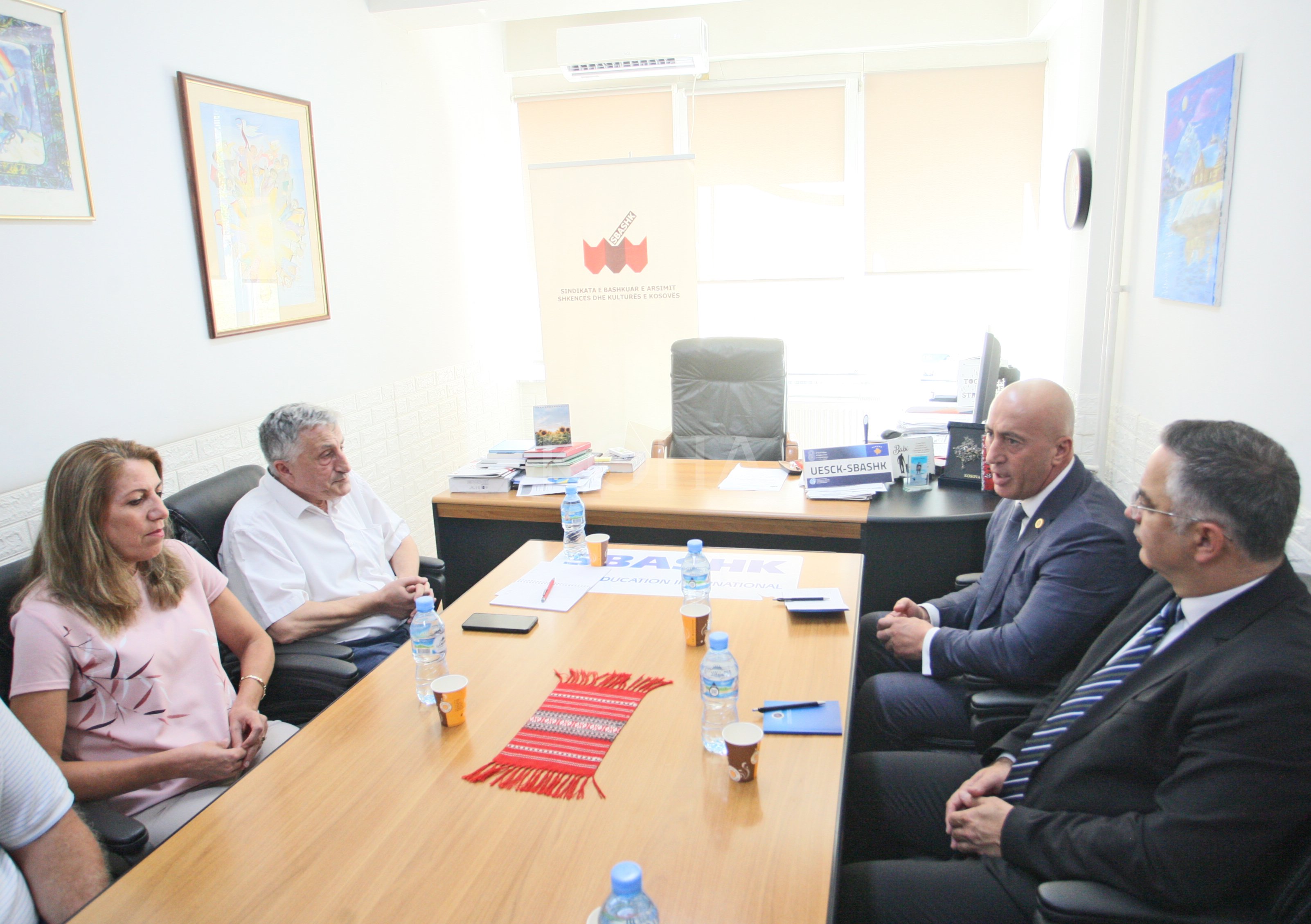 Ramush Haradinaj takohet  me kreun e SBASHK, Rrahman Jasharaj