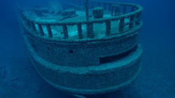 Die Filmemacher finden das vor 128 Jahren gesunkene Schiff zufällig vor