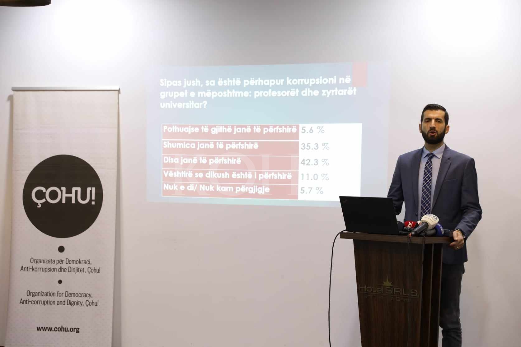 36.2 për qind e qytetarëve mendojnë se korrupsioni do të ekzistojë gjithmonë në Kosovë