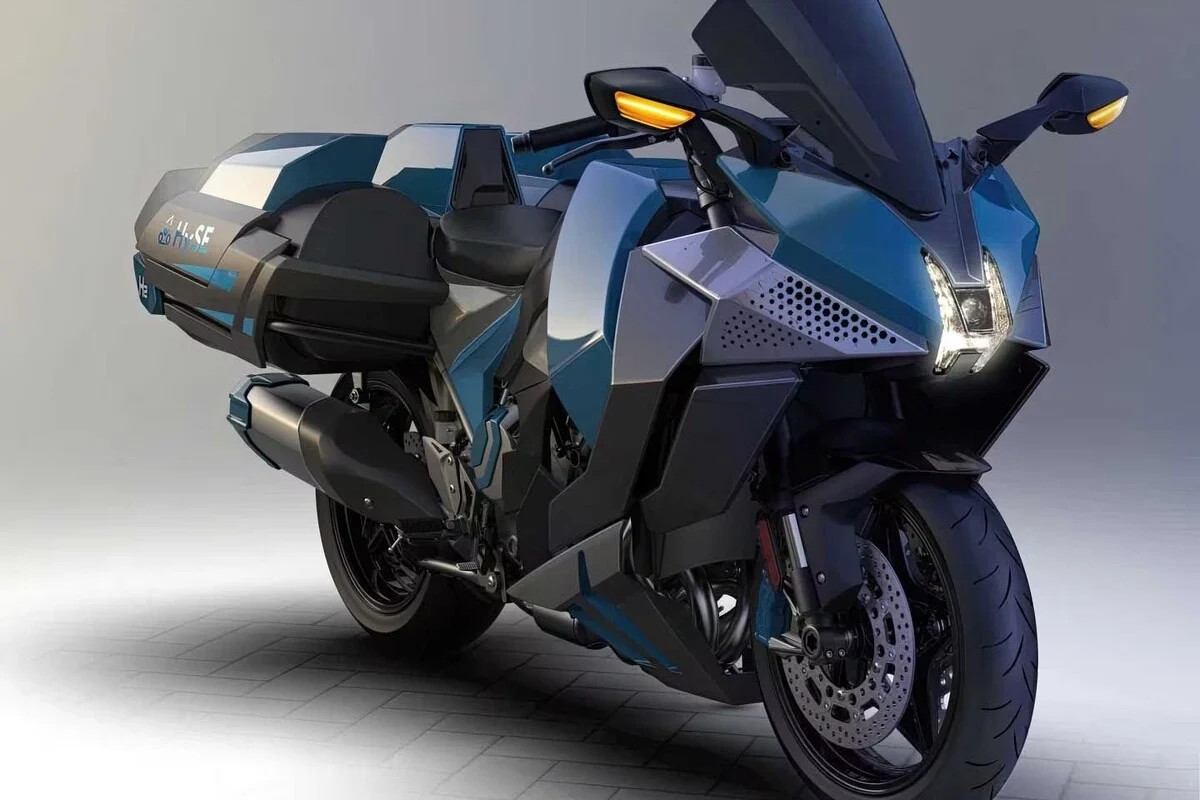 Kawasaki präsentiert das erste Motorrad mit Wasserstoff-Verbrennungsmotor 