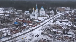 Vështirësitë e frika mbeten pas pushtimit të qytetit të Sviatohirskut