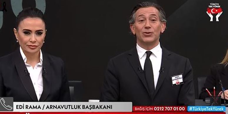 Shqipëria dhuron 1 milion euro për Turqinë në fushatën që po transmetohet live