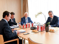 Albin Kurti – Aleksandar Vuçiq – Dialogu Kosovë-Serbi – Josep Borrell – Miroslav Lajçak