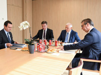 Albin Kurti – Aleksandar Vuçiq – Dialogu Kosovë-Serbi – Josep Borrell – Miroslav Lajçak