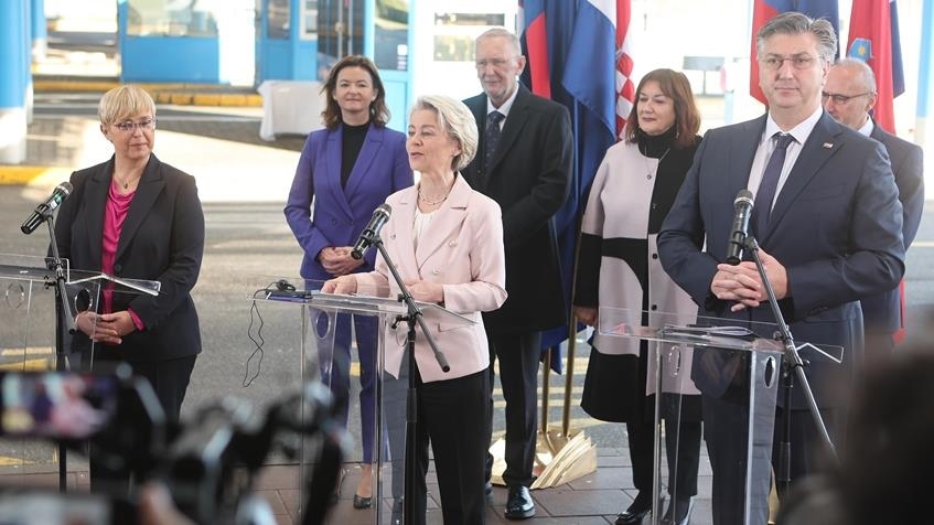 Von der Leyen: Kroacia në Shengen dhe Eurozonë, dy hapa të mëdhenj në një ditë