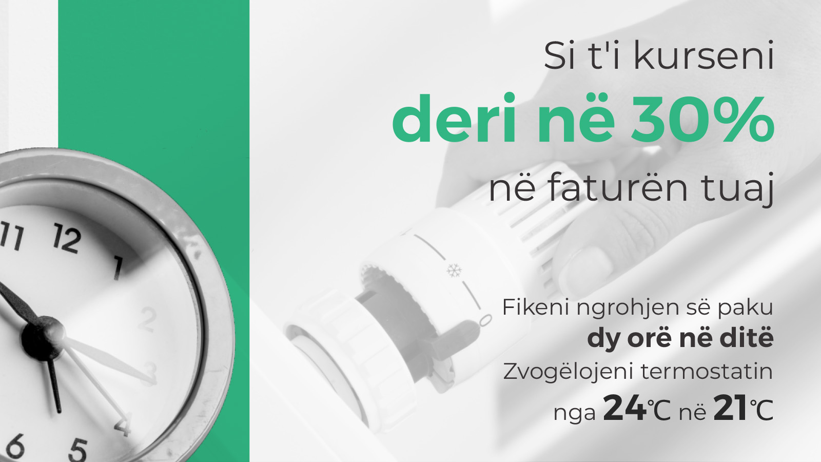 Si t’i kursejmë deri në 30% të faturës vetëm nga ngrohja