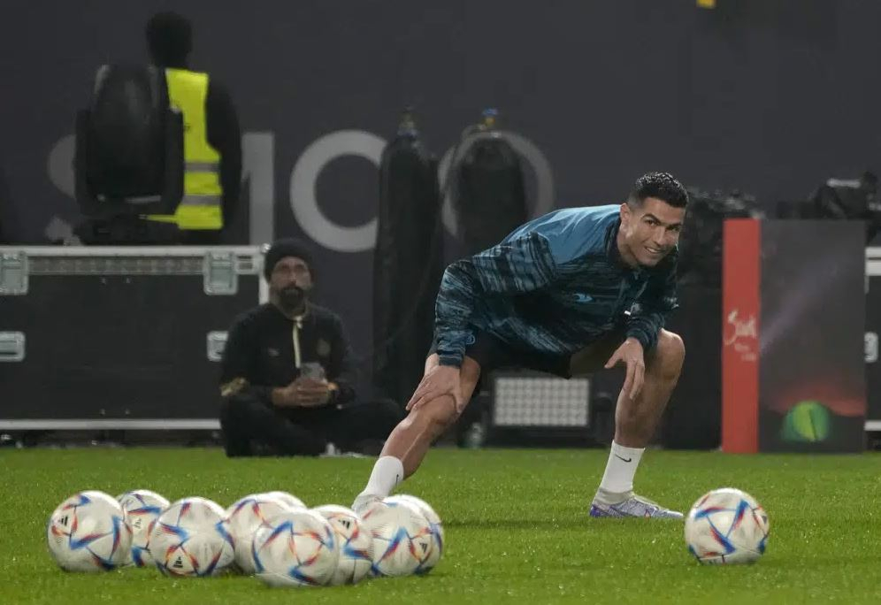 Das Training von Fußball-Superstar Cristiano Ronaldo