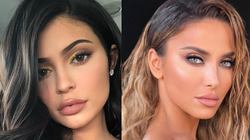 Kylie Jenner publikon fotografi me Anxhelina Hadërgjonajn