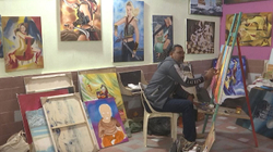 Gefangene helfen Familien, indem sie Kunst verkaufen