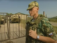 Ushtari rus në Prishtinë, qershor 199