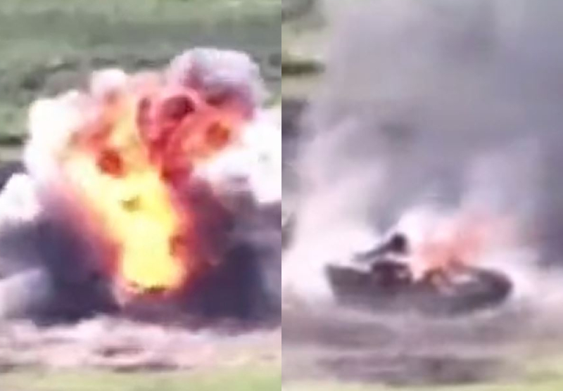 Sulm me predhë, si u shkatërrua tanku rus në pak sekonda