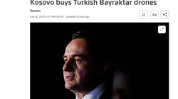 Reuters shkruan për blerjen e dronëve Bayraktar nga Kosova
