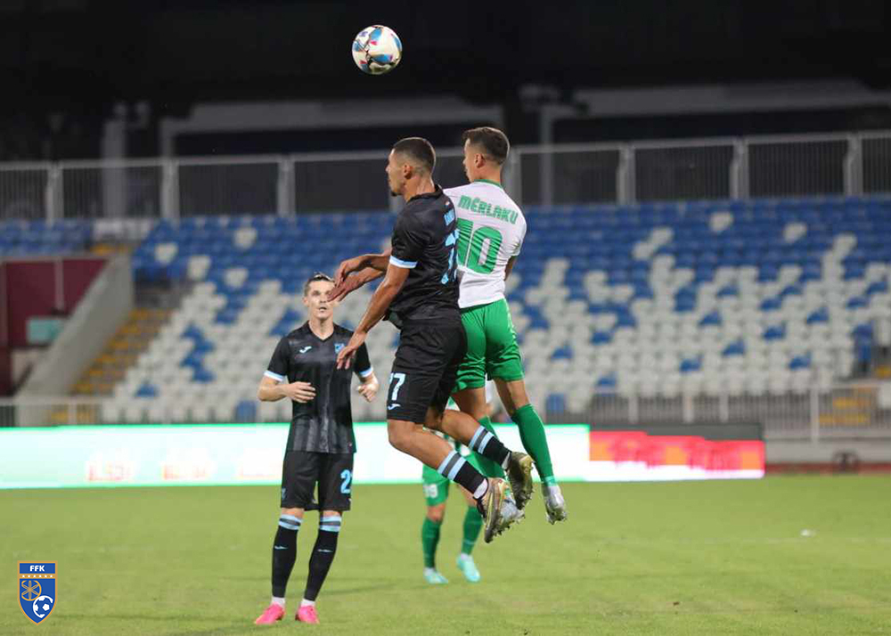 Players of HNK Rijeka celebrate after scoring a goal during the