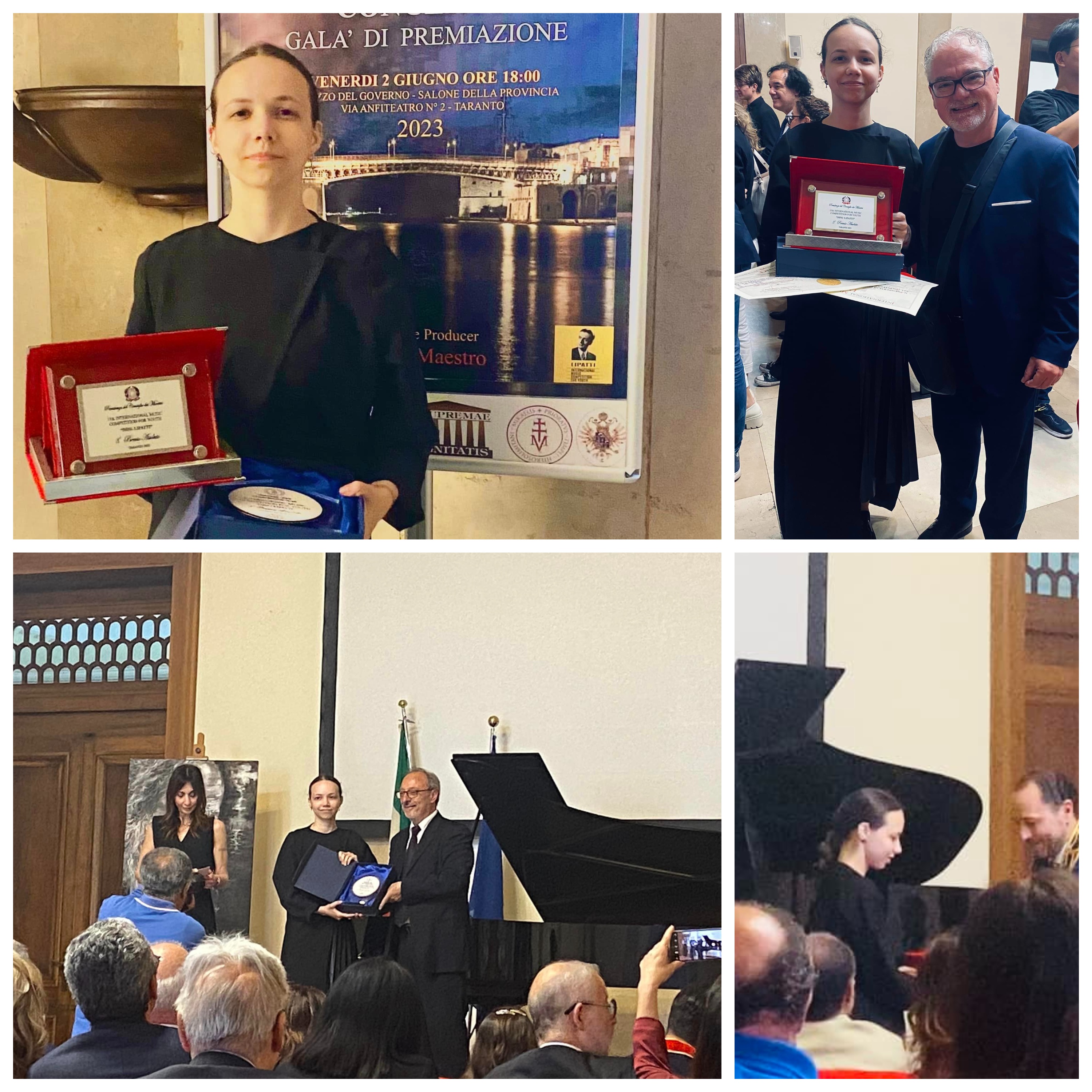 Në “Palazzo della Provincia” në Taranto të Italisë, Melisa Ibrahimi ka interpretuar për tri ditë radhazi, më 31 maj dhe 1 e 2 qershor. Interpretimi i veprave të Franz Listzit, ia ka sjellë edhe trofetë e radhës