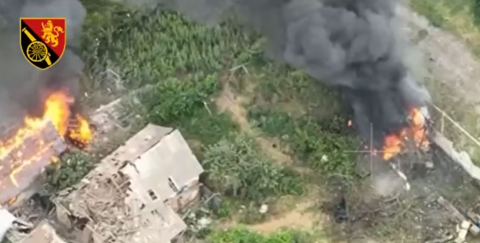 Bombardim masiv i caqeve ruse në Bakhmut, dalin pamjet nga droni