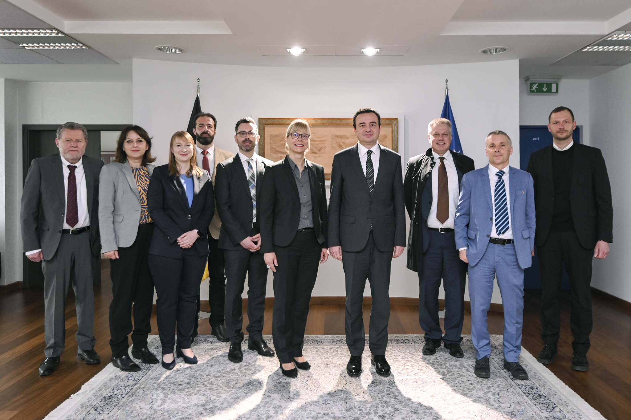 Kurti takon një delegacion gjerman, diskutojnë kornizën ligjore për luftimin e pastrimit të parave