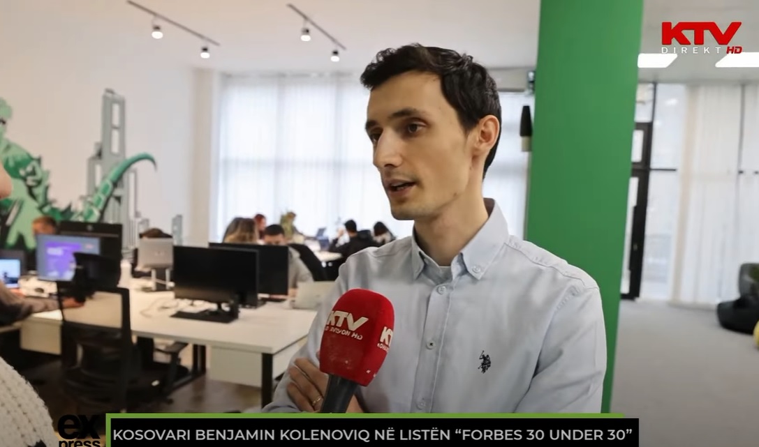 Kosovari Benjamin Kolenoviq në listën “Forbes 30 under 30”