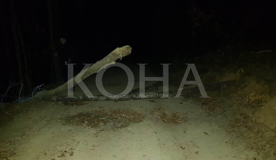 Në një rrugë afër kufirit në Bërnjak gjenden pengesa, policia po e heton rastin