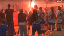 Volejboll, Drita udhëheq në sallën e stërmbushur në Skenderaj