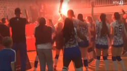 Volejboll, Drita udhëheq në sallën e stërmbushur në Skenderaj