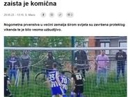 Mediat boshnjake: Reagimi i portierit është vërtet komik
