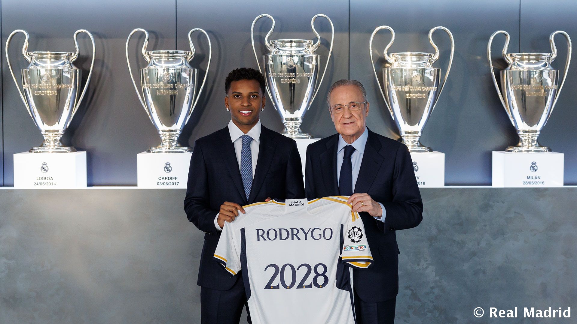Rodrygo rinovon kontratën deri në vitin 2028 me Real Madridin