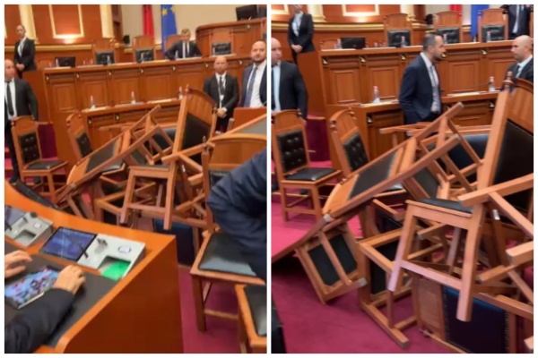 Kaos në Kuvendin e Shqipërisë, opozitarët “barrikadojnë” foltoren