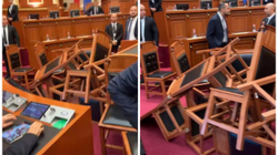 Kaos në Kuvendin e Shqipërisë, opozitarët “barrikadojnë” foltoren