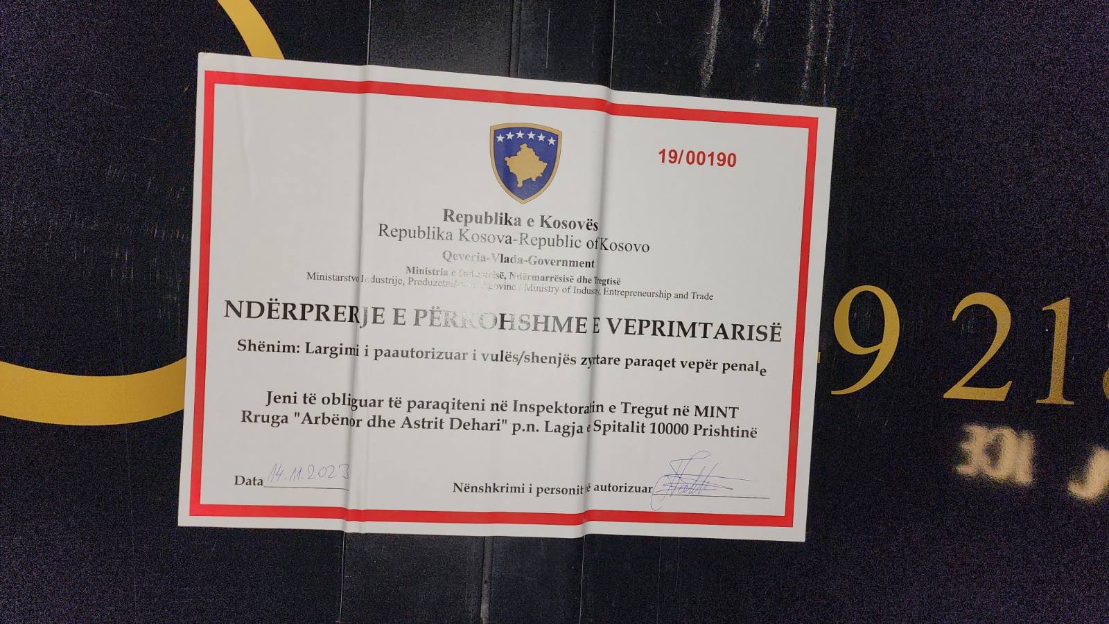 Inspektorati mbyll përkohësisht nëntë qendra masazhi në Prishtinë