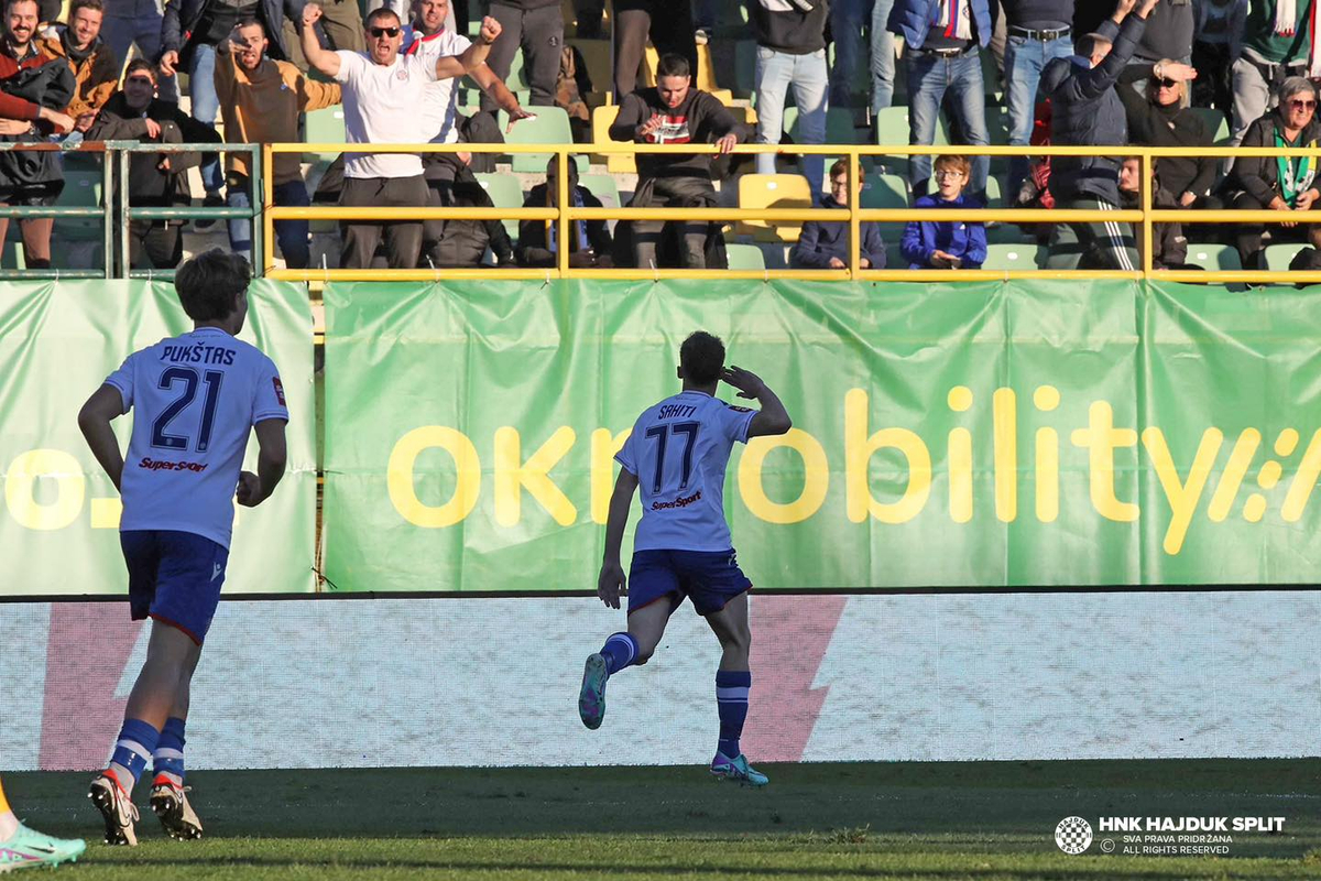 Dajaku scores the first goal for Hajduk Split 