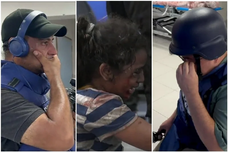 Reporteri dhe kameramani i BBC-së shpërthejnë në lot pas pamjeve tronditëse në një spital në Gaza
