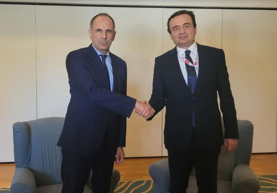 Kurti në takim me ministrin e Jashtëm grek: Sulmi i 24 shtatorit, skenar për destabilizim të Kosovës