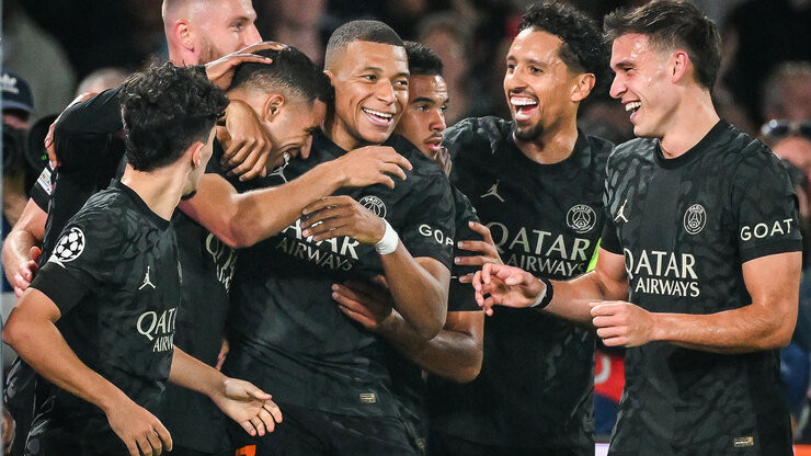 Mbappé and Hakimi score as PSG wins 2-0 against Dortmund in Champions  League