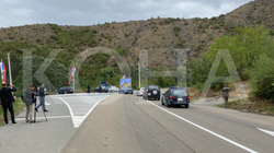 Vetura të Policisë drejt Manastirit të Banjskës