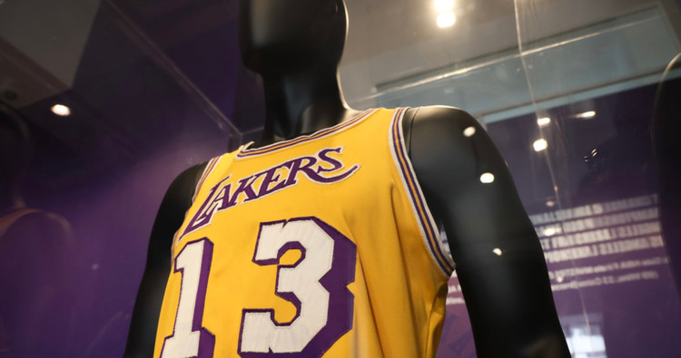 Wilt Chamberlain's game-worn vintage Lakers Jersey sold for $4.9 million,  smashes auction record