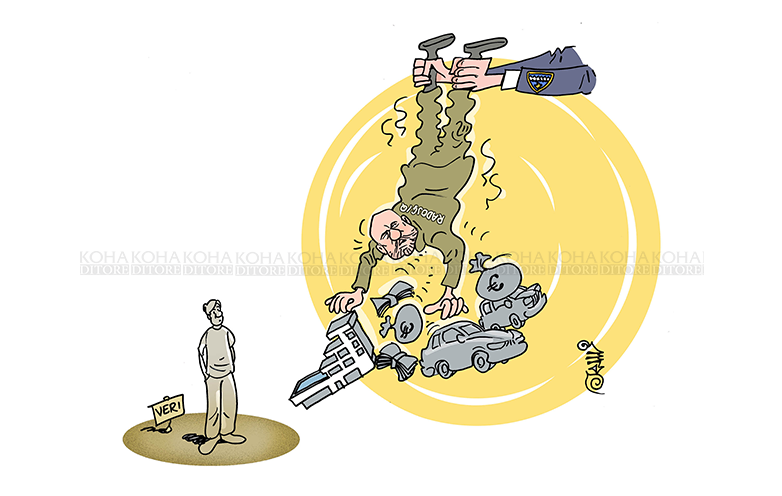 Karikatura e ditës - Pasuria e Radojçiqit